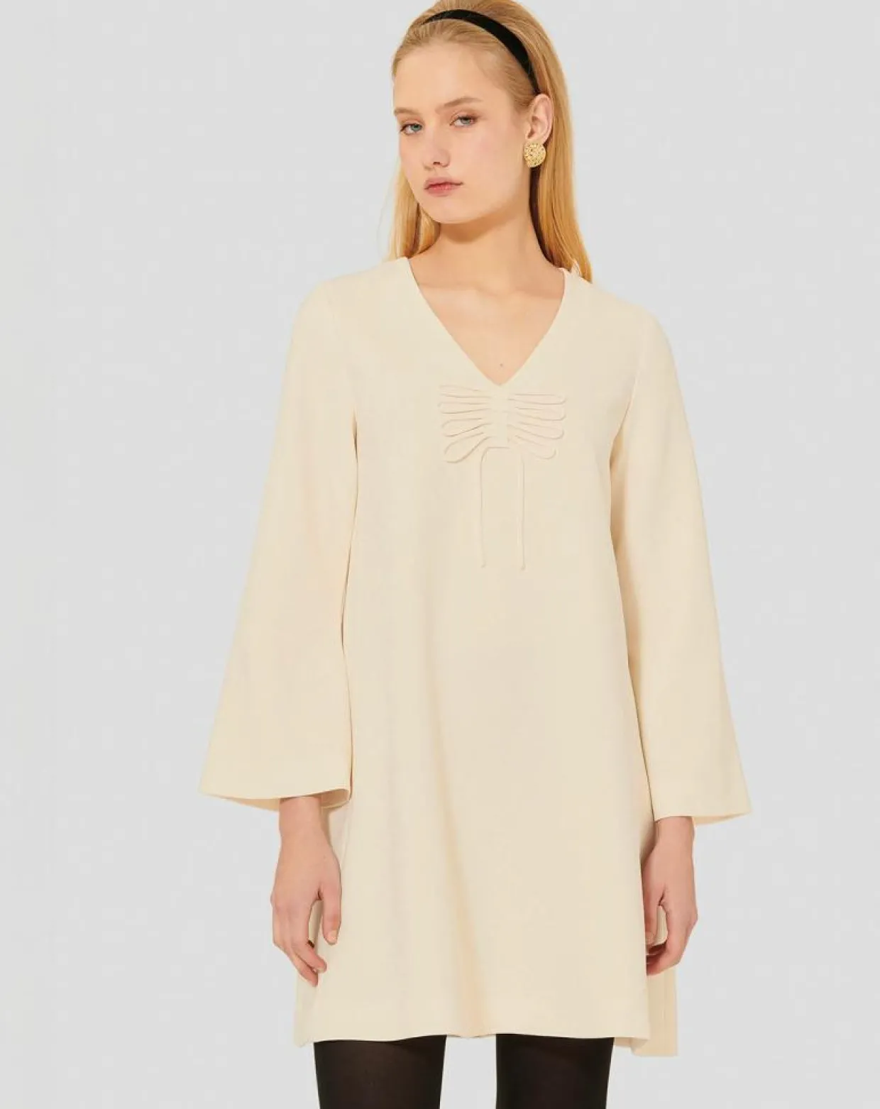 Robe Rolie écrue-Tara Jarmon Sale