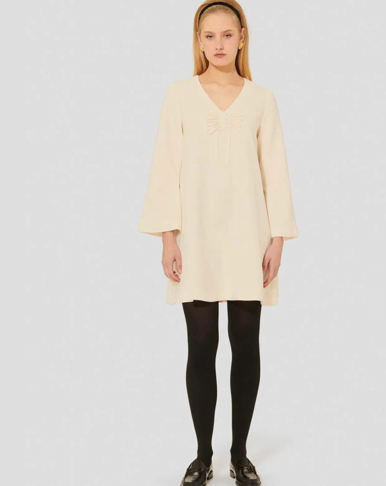 Robe Rolie écrue-Tara Jarmon Sale