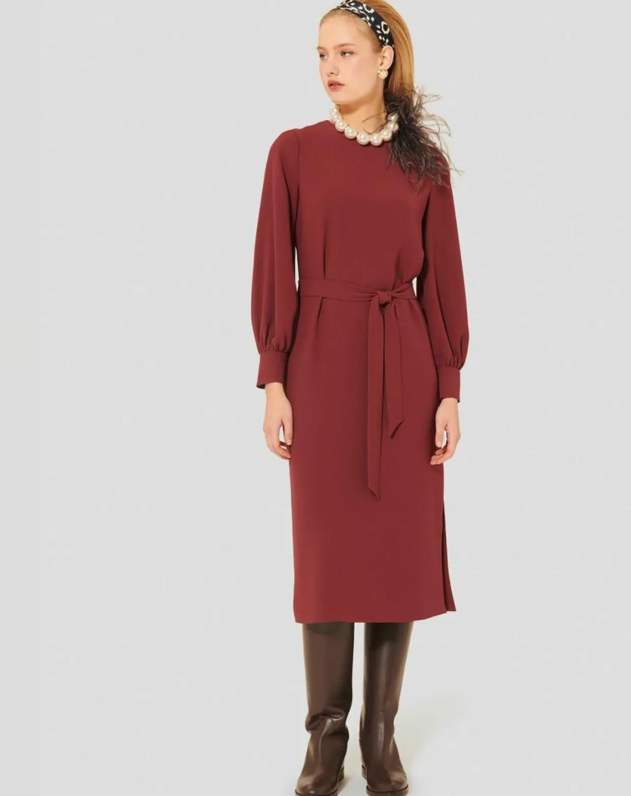 Robe Rossini bordeaux-Tara Jarmon Online