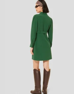 Femme Tara Jarmon Robes^Robe Roya verte