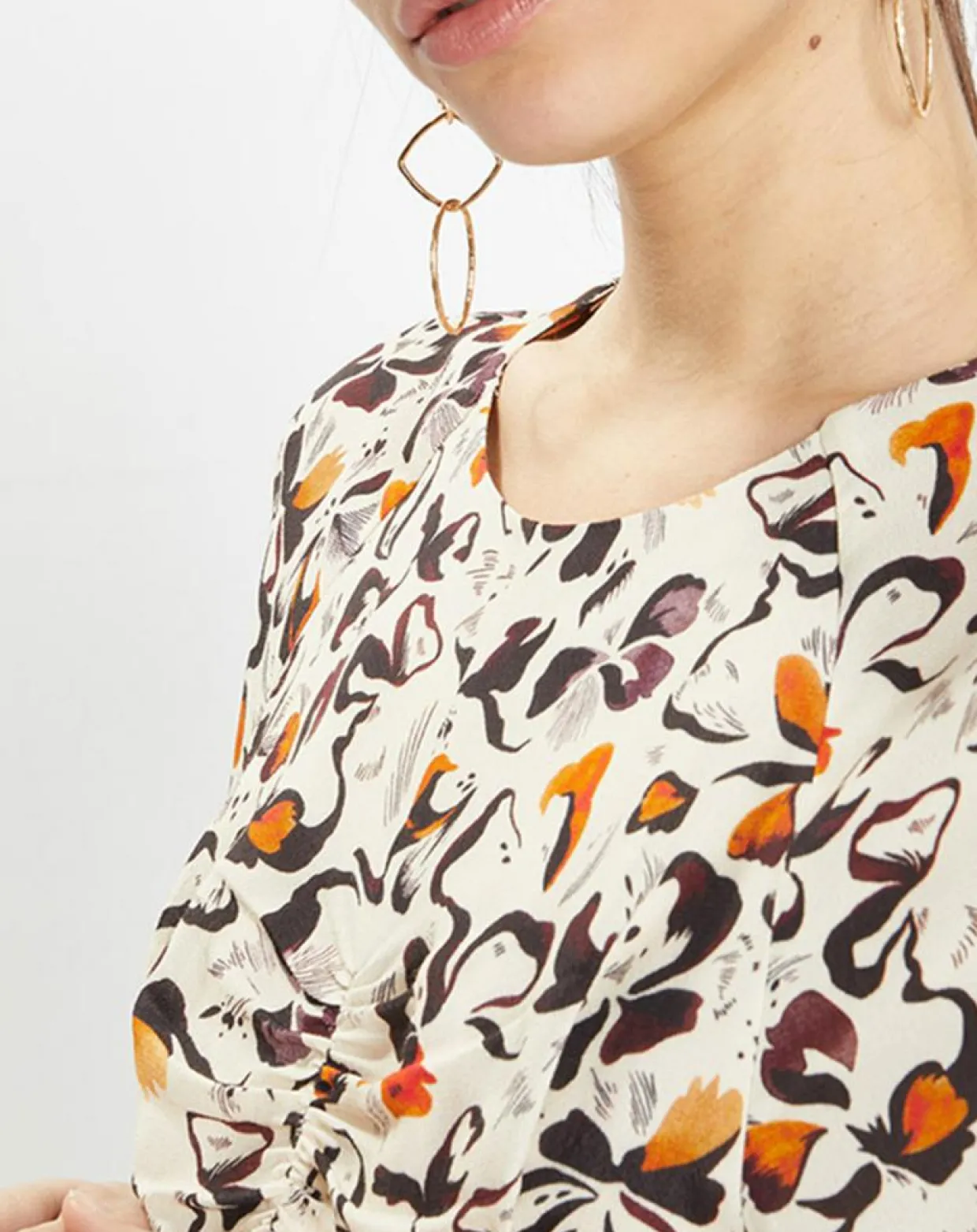 Robe Ruben imprimée multicolore-Zapa Hot