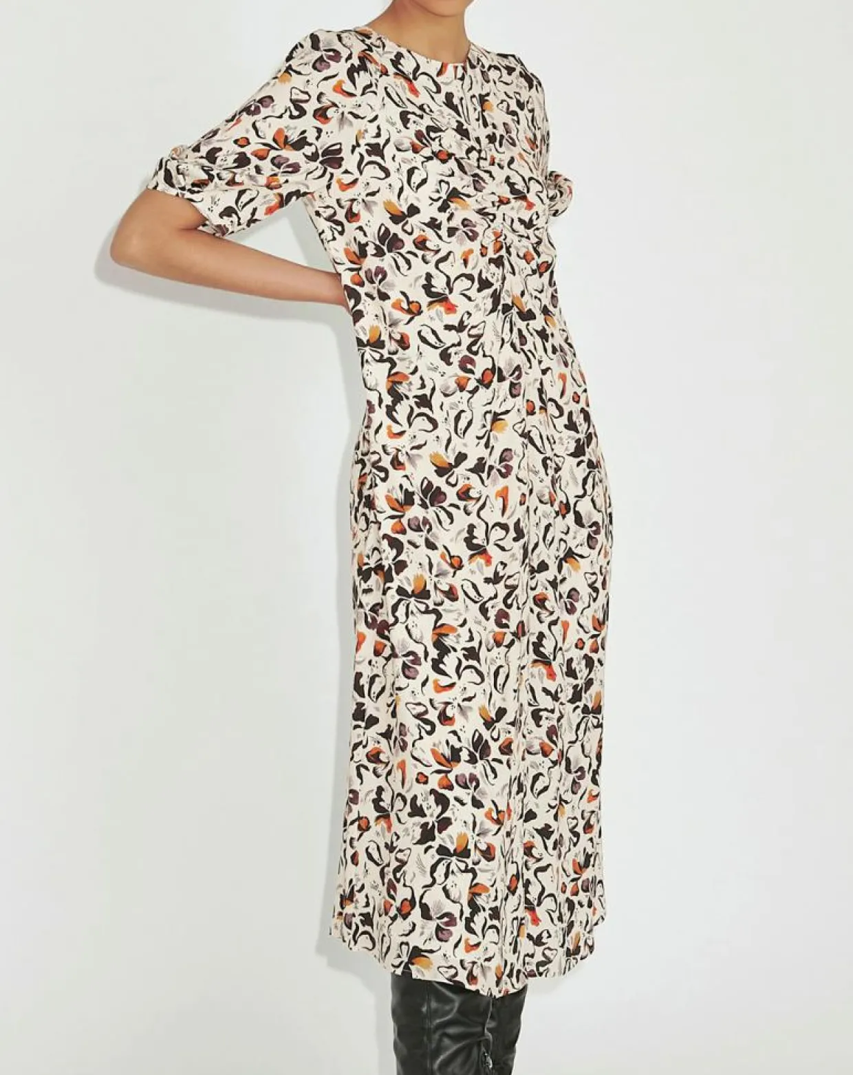Robe Ruben imprimée multicolore-Zapa Hot