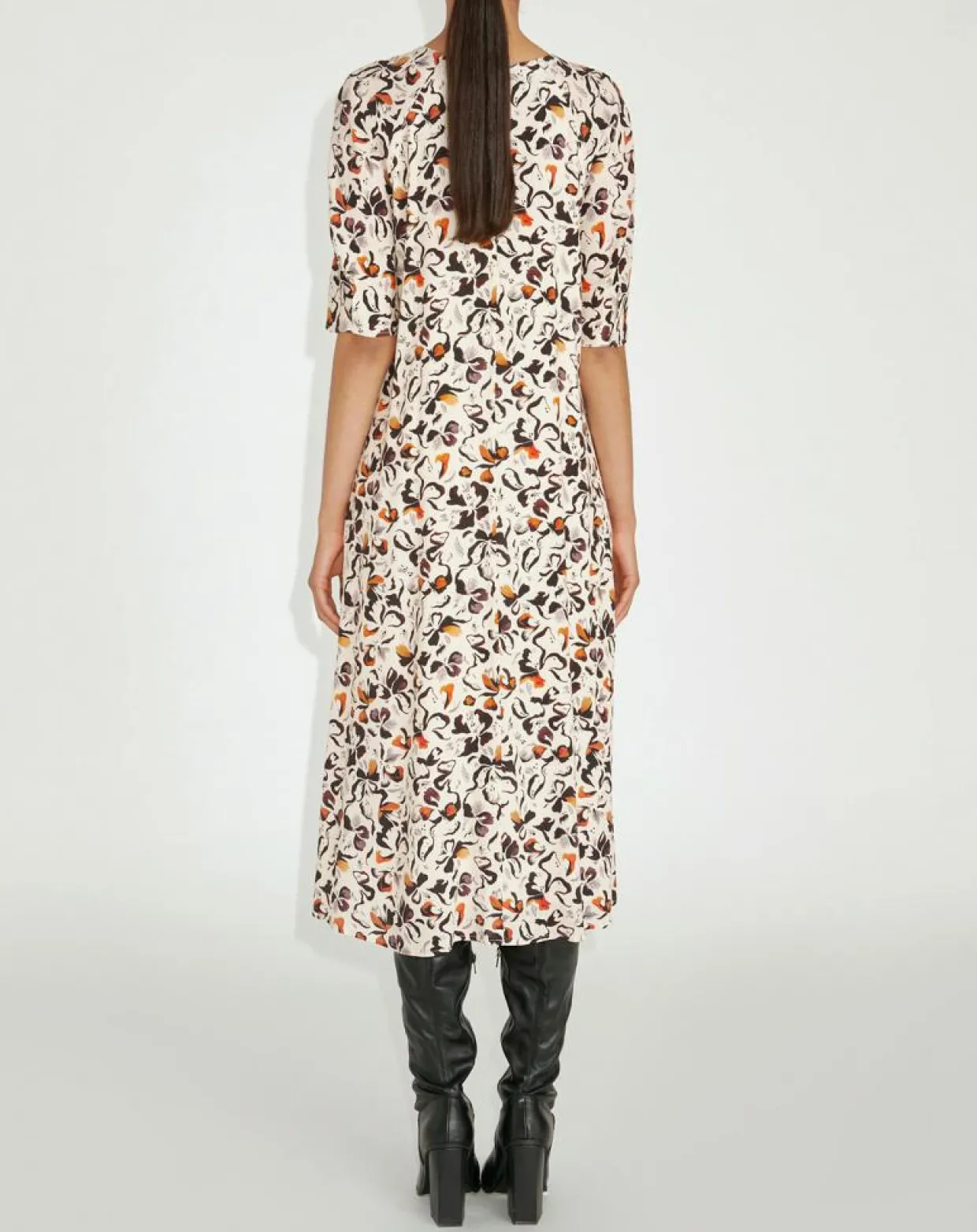 Robe Ruben imprimée multicolore-Zapa Hot