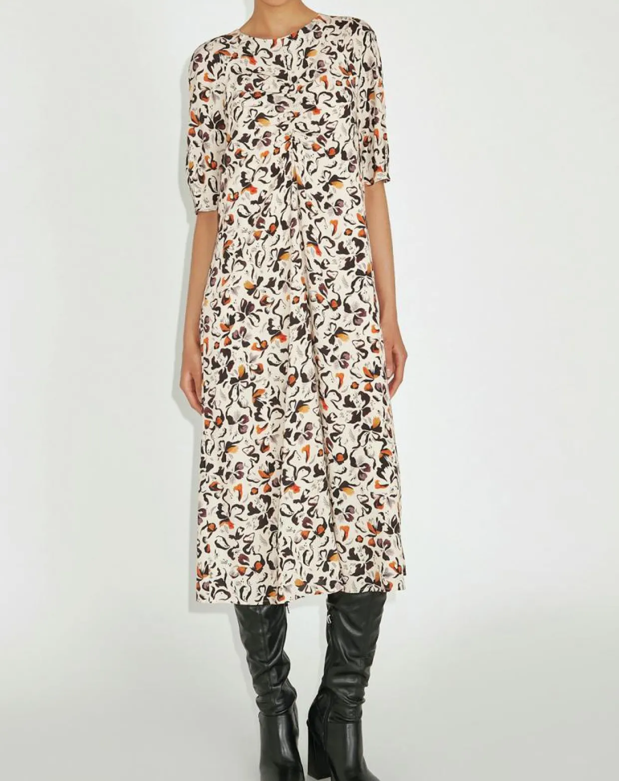 Robe Ruben imprimée multicolore-Zapa Hot