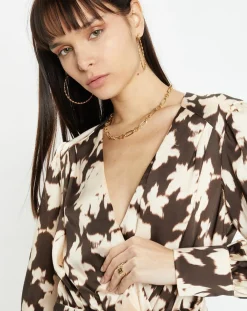Robe Rufina chocolat-Zapa Online