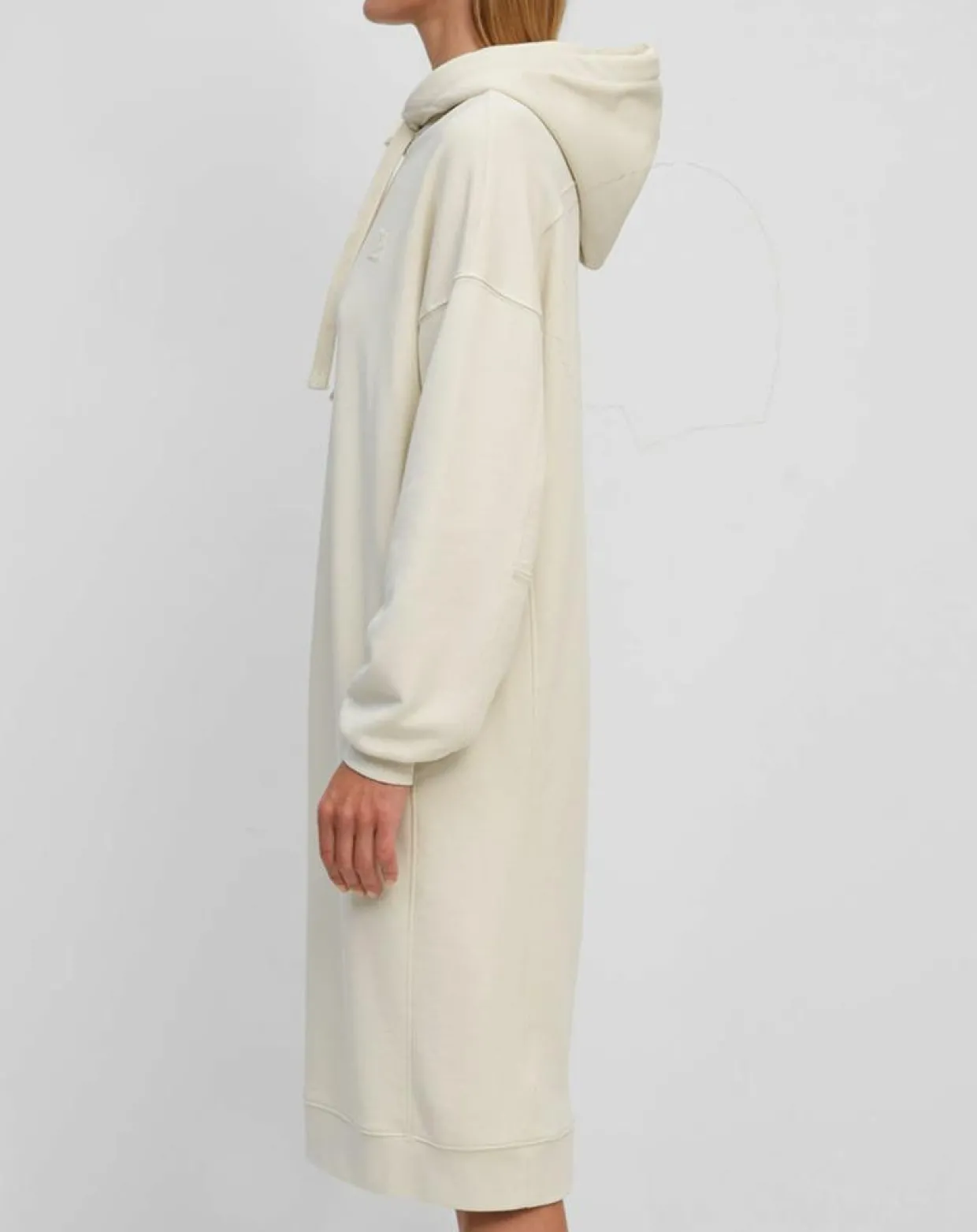 Robe sweat en Coton bio écrue-Marc O'Polo Best