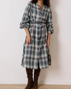 Femme Garance Paris Robes^Robe Tao bleue