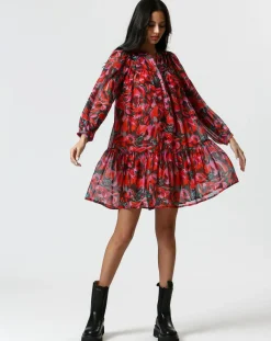 Femme The Korner Robes^Robe Théa rouge