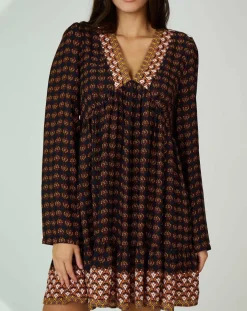 Femme See u Soon Robes^Robe Valentine marron