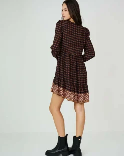 Femme See u Soon Robes^Robe Valentine marron
