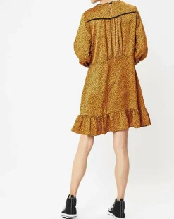 Femme Molly Bracken Robes^Robe Woven imprimée jaune moutarde