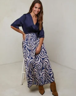 Femme Alice & Charlotte Robes^Robe Yasmine marine