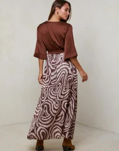 Femme Alice & Charlotte Robes^Robe Yasmine marron