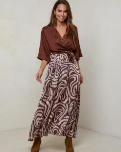 Femme Alice & Charlotte Robes^Robe Yasmine marron
