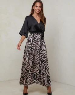 Femme Alice & Charlotte Robes^Robe Yasmine noire