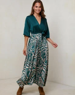 Femme Alice & Charlotte Robes^Robe Yasmine verte