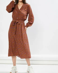 Robe Yazzi imprimée marron-La Petite Etoile Best