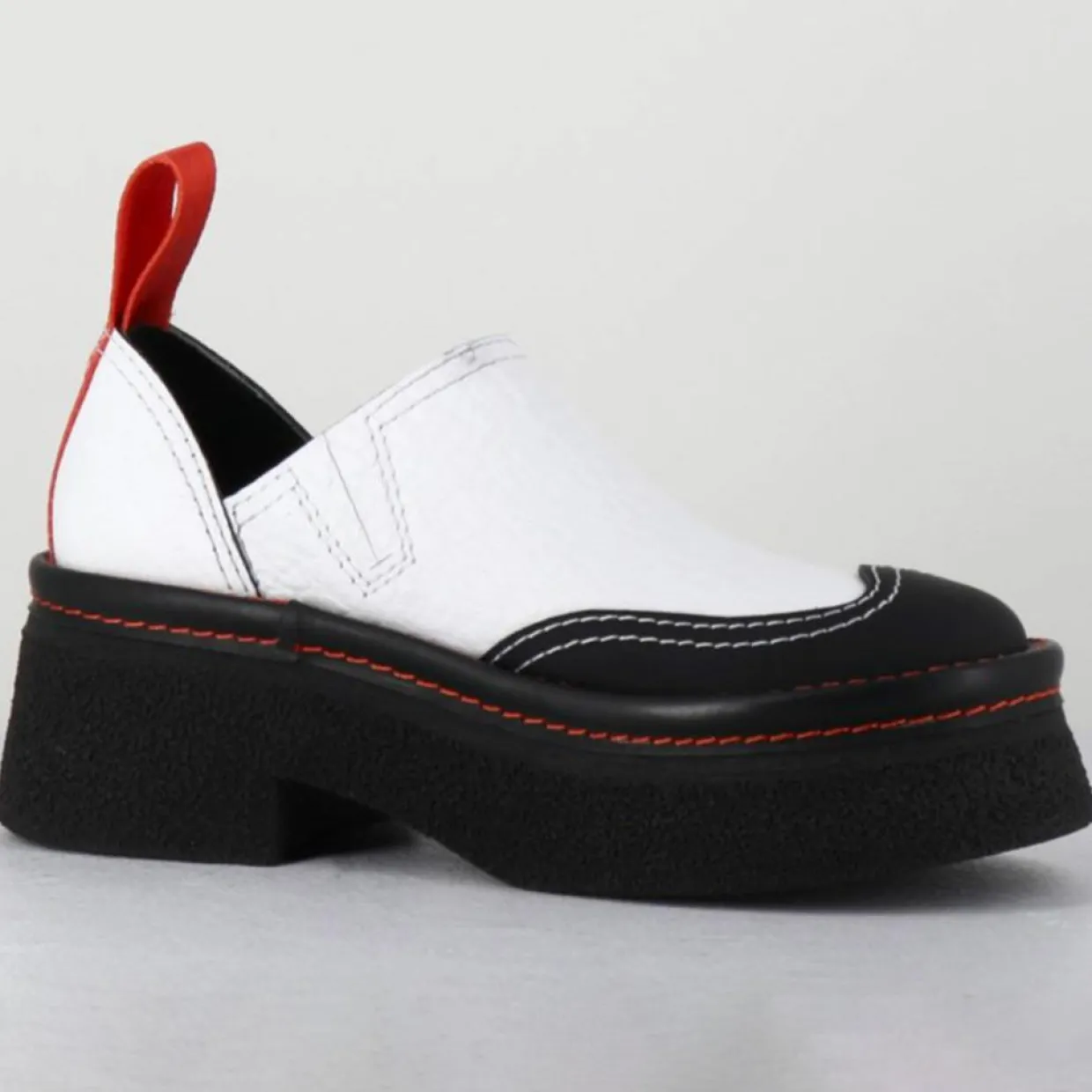 Femme E8 By Miista Sandales À Talons^Sabots en Cuir Mercedes blancs - Talon 6 cm