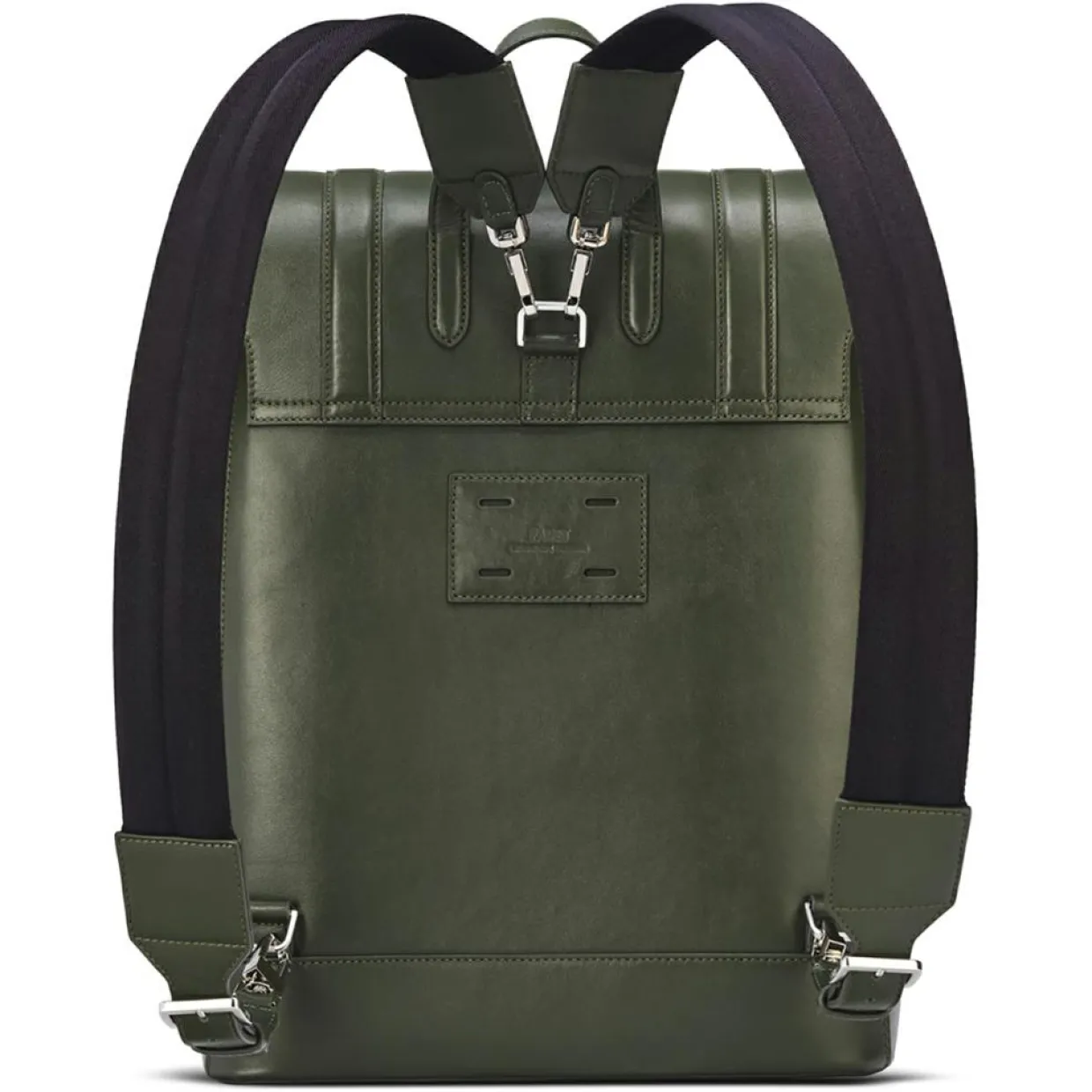 Femme Maison Faret Sacs^Sac à dos en Toile enduite & Cuir Ferret vert/multicolore - 40x29x13 cm