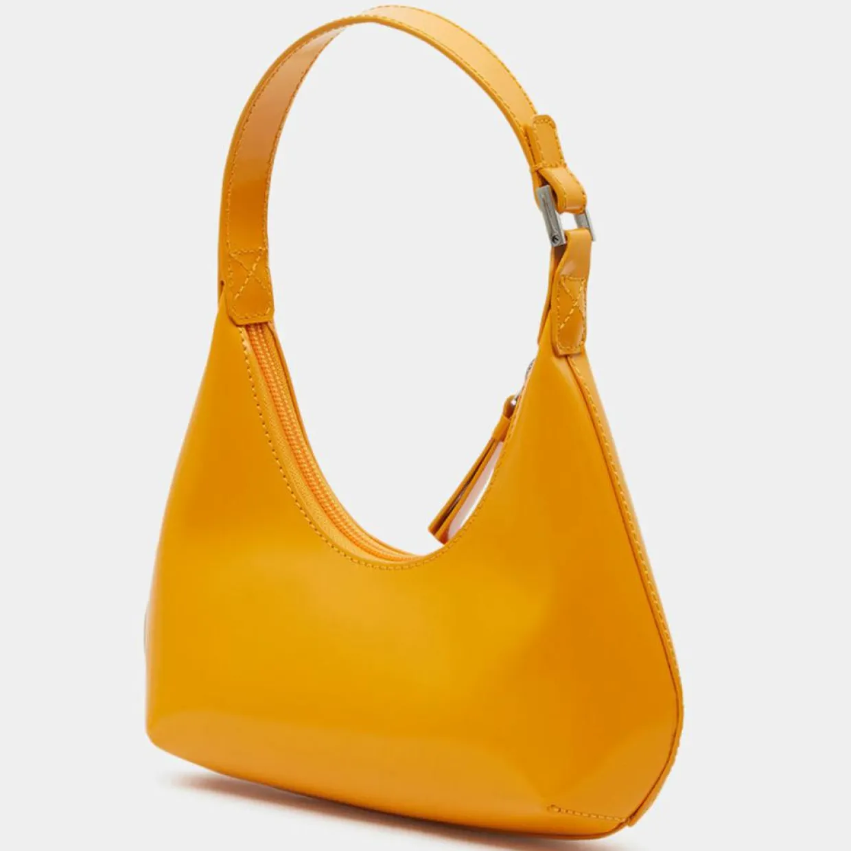 Sac à main en Cuir Baby Amber Semi Pate orange - 16x22x6 cm-By Far Online