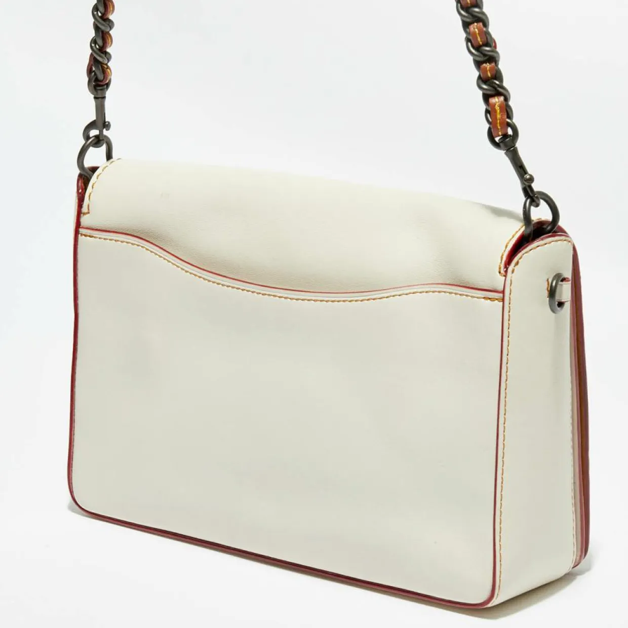Sac bandoulière en Cuir Dinky 24 craie - 17x7x24 cm-Coach Clearance