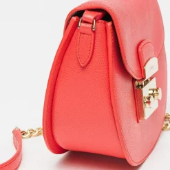 Femme Furla Sacs^Sac bandoulière en Cuir Metropolis Mini rouge 17x15x8 cm