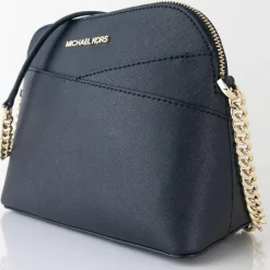 Sac bandoulière en Cuir medium Jet Set Travel noir - 20x17.8x6.35 cm-Michael Kors Best