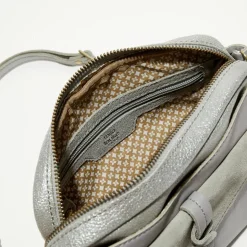 Sac bandoulière en Cuir Orelia Cross vert menthe - 23x17.5x7 cm-Mila Louise Outlet