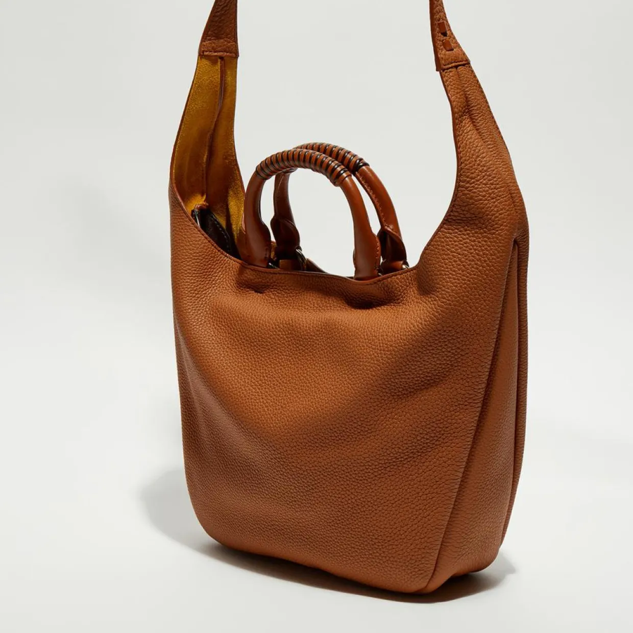 Femme Chloé Sacs^Sac cabas en Cuir Woody caramel - 45x33x13 cm
