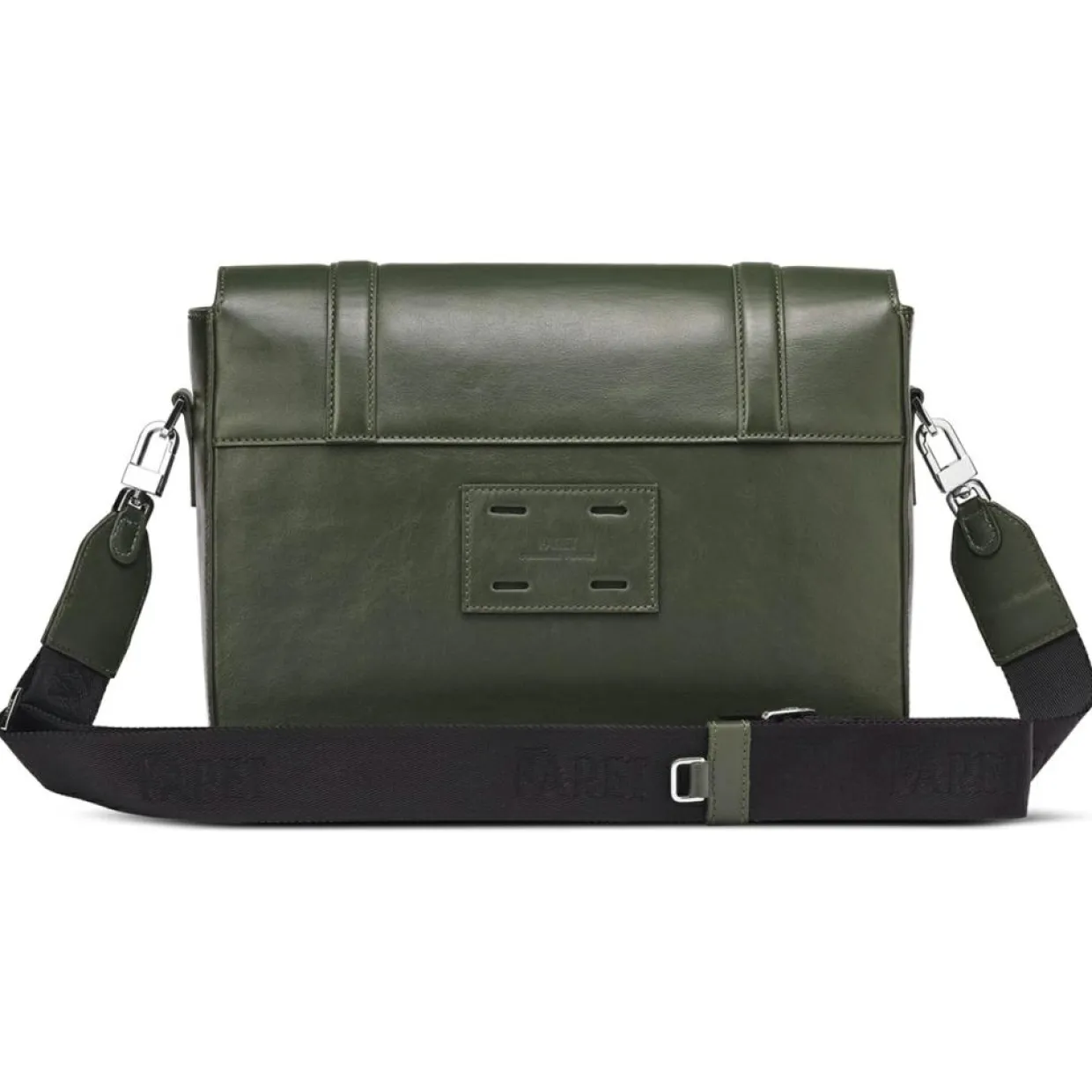 Femme Maison Faret Sacs^Sac en Cuir & Toile enduite Moulleau vert/multicolore - 22x30x9 cm