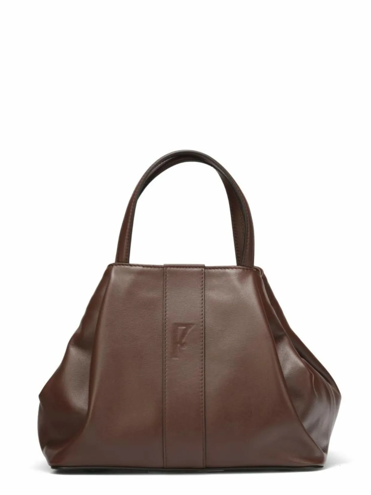 Femme Maison Faret Sacs^Sac en Cuir Pin Marron - 20,5x26,5x15,5 cm