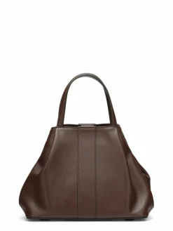 Femme Maison Faret Sacs^Sac en Cuir Pin Marron - 20,5x26,5x15,5 cm