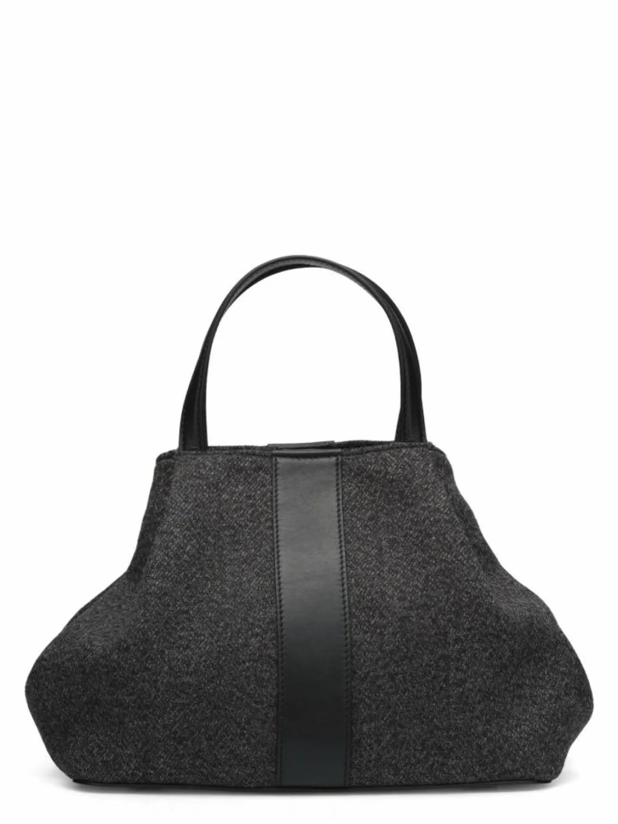 Femme Maison Faret Sacs^Sac en Feutre Pin Gris - 20,5x26,5x15,5 cm