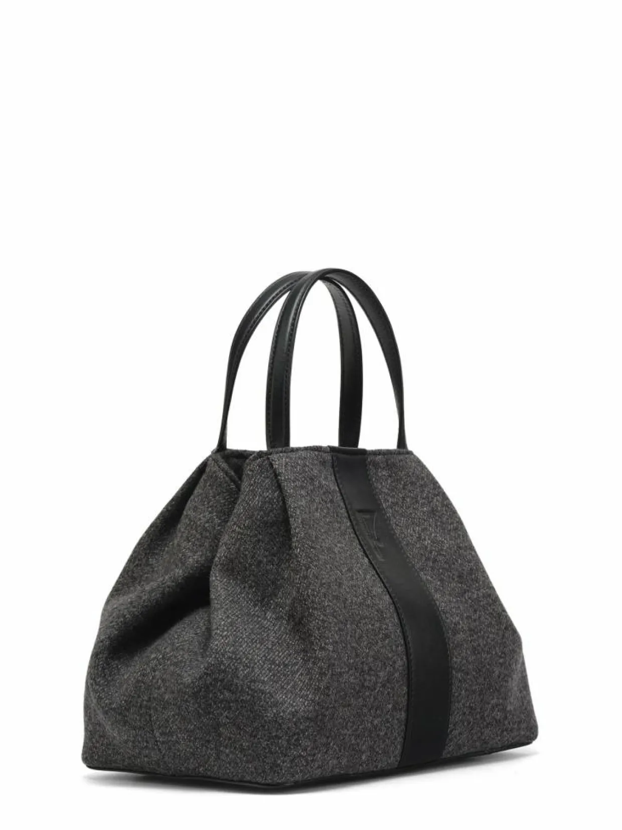 Femme Maison Faret Sacs^Sac en Feutre Pin Gris - 20,5x26,5x15,5 cm