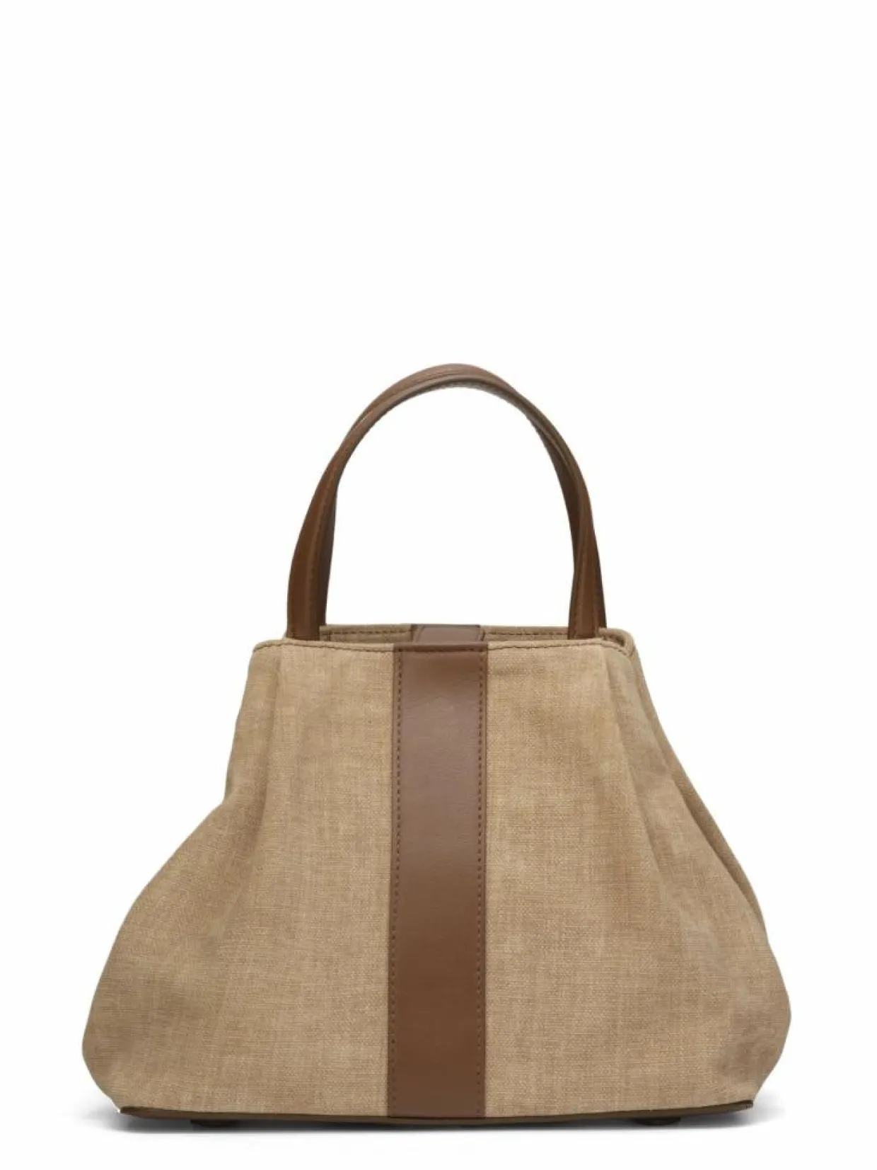 Femme Maison Faret Sacs^Sac en Toile Pin Beige - 20,5x26,5x15,5 cm