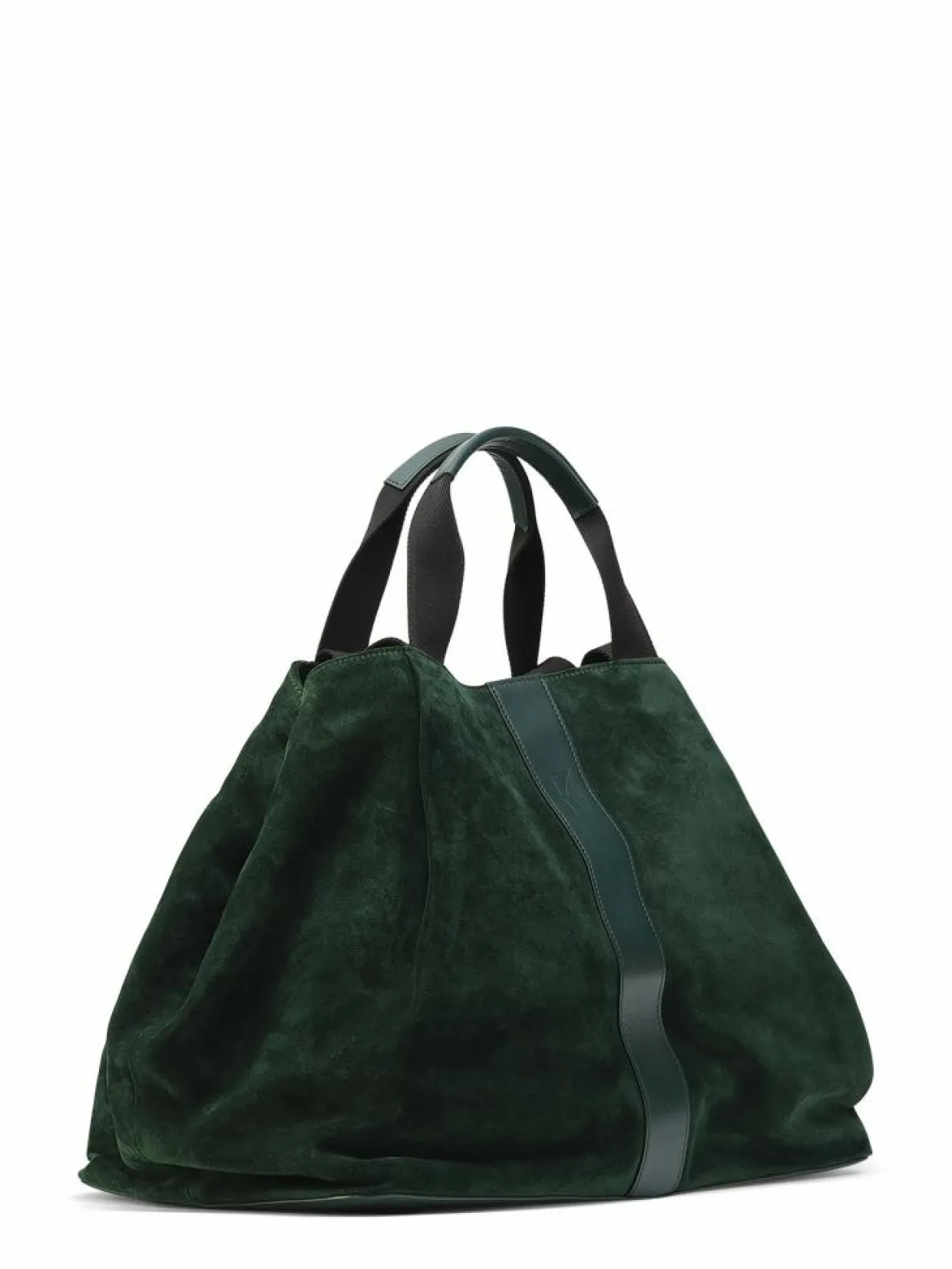 Femme Maison Faret Sacs^Sac en Velours de Cuir Pinasse Eucalyptus - 65x34x26 cm