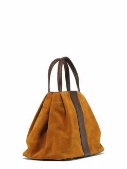 Sac en Velours de Cuir Pin Calendula - 20,5x26,5x15,5 cm-Maison Faret Hot