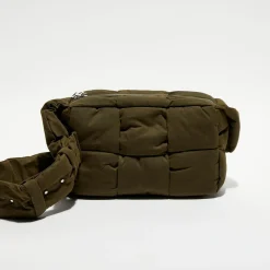 Sac photo rembourré Arco taille moyenne olive - 18x28x9 cm-Bottega Veneta Outlet