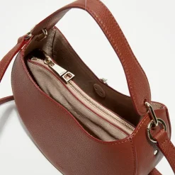 Sac porté épaule en Cuir Arlène marron - 25x20x9 cm-Chloé Best