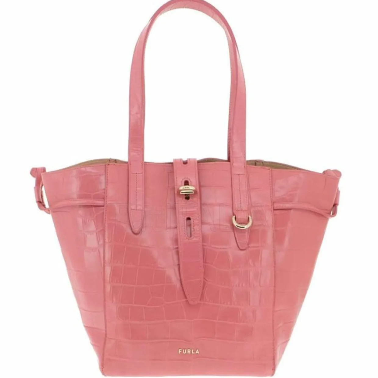 Femme Furla Sacs^Sac porté épaule en Cuir Net Mini rose 22x28.5x16 cm