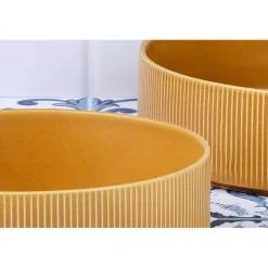 Bjorn Saladiers^Saladier Scandi jaune ocre - D.27 cm
