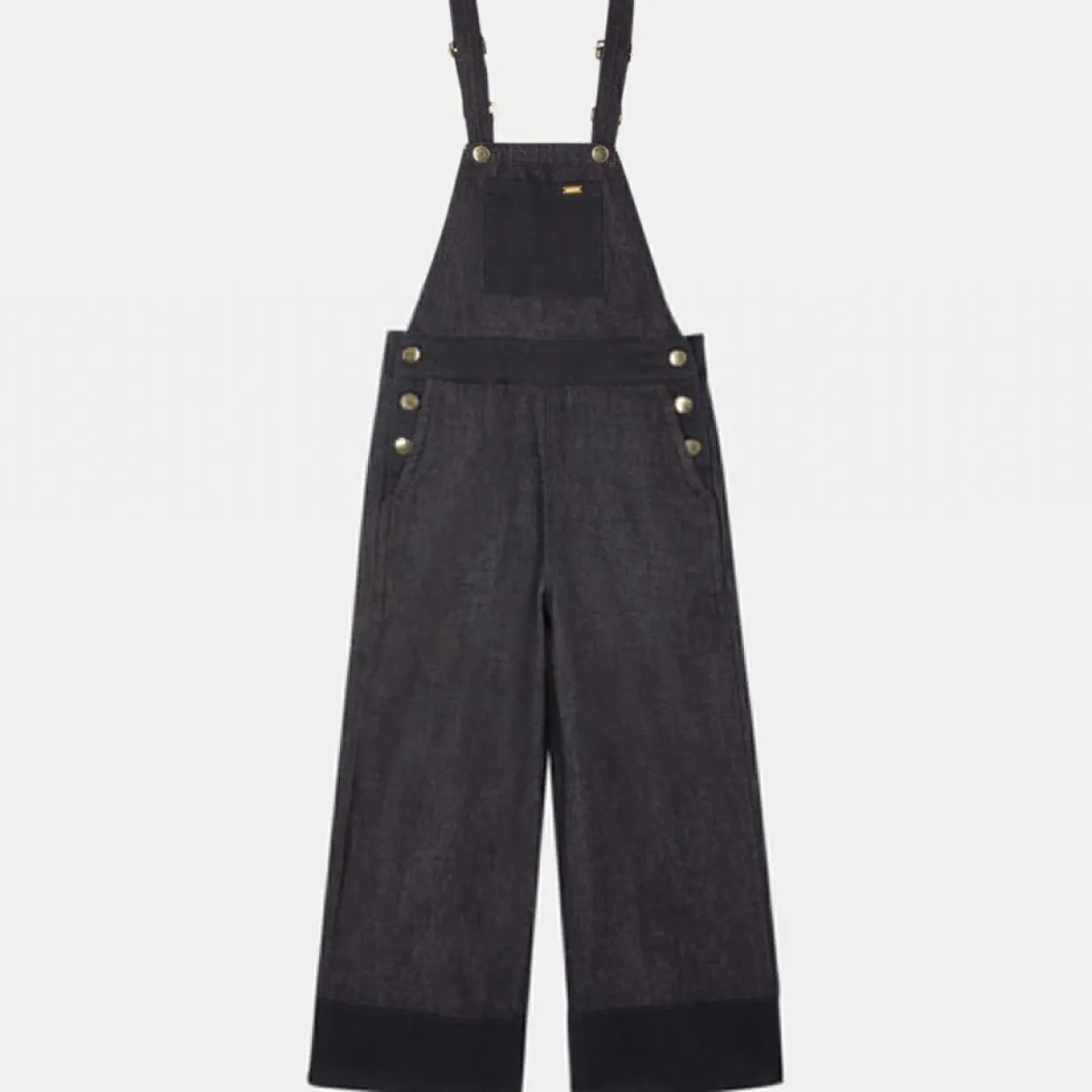 Enfant Scotch & Soda Fille^Salopette en Denim bleu foncé