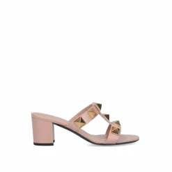 Femme Valentino Garavani Sandales Plates^Sandales à clous romains nudes