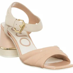 Sandales en Cuir Menton beige/rose -Talon 6 cm-Liu-Jo Best