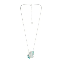 Sautoir Zodiac Vierge Turquoise argenté-Reminiscence Hot