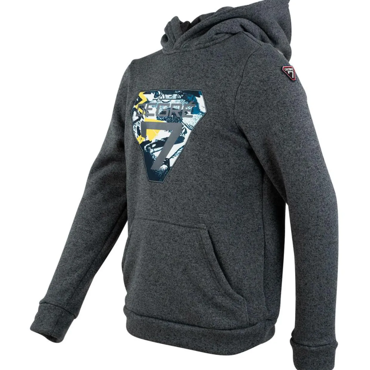 Seconde couche Cero imprimée gris/bleu foncé-Degré 7 Outlet