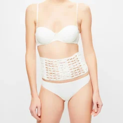 Femme La Perla Ceintures^Serre-taille Ethno Soutache blanc cassé