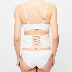 Femme La Perla Ceintures^Serre-taille Ethno Soutache blanc cassé