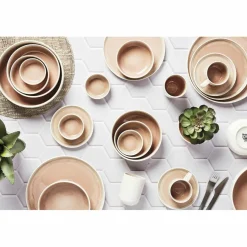 Service Complet Oxygen rose poudre/beige - 42 pièces-Bjorn Online