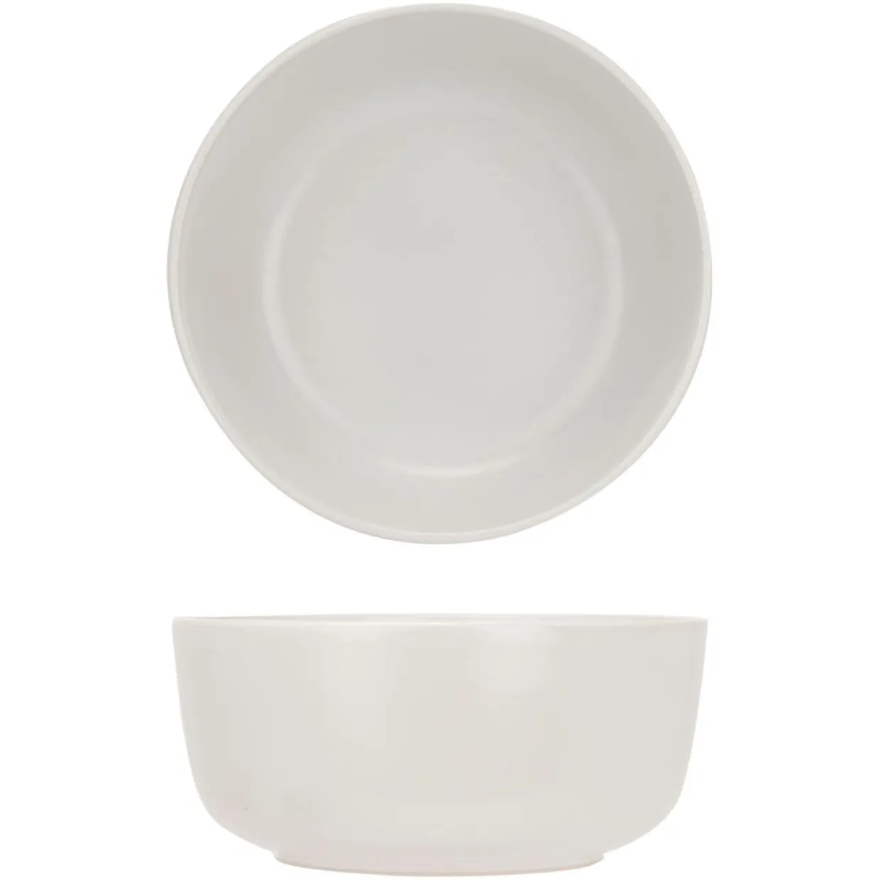 Cosy & Trendy Assiettes^Service de table en Grès Baltic blanc - 24 pièces